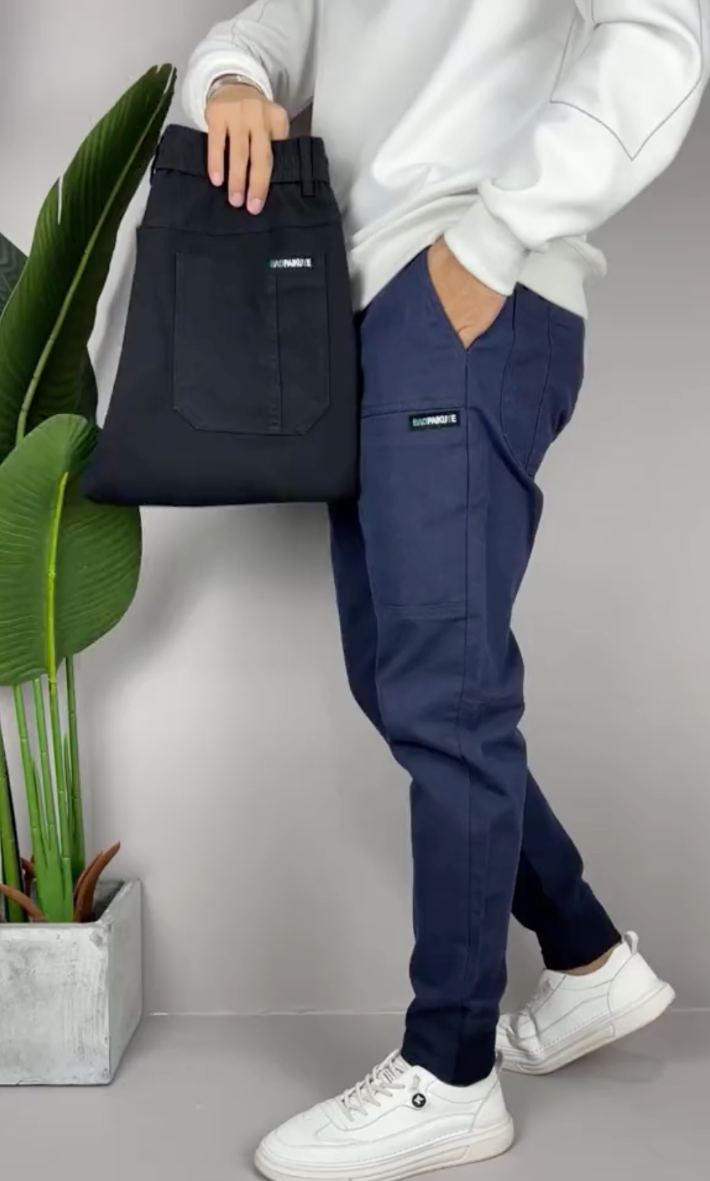 Flex | Rekbare Cargo Broek voor Heren